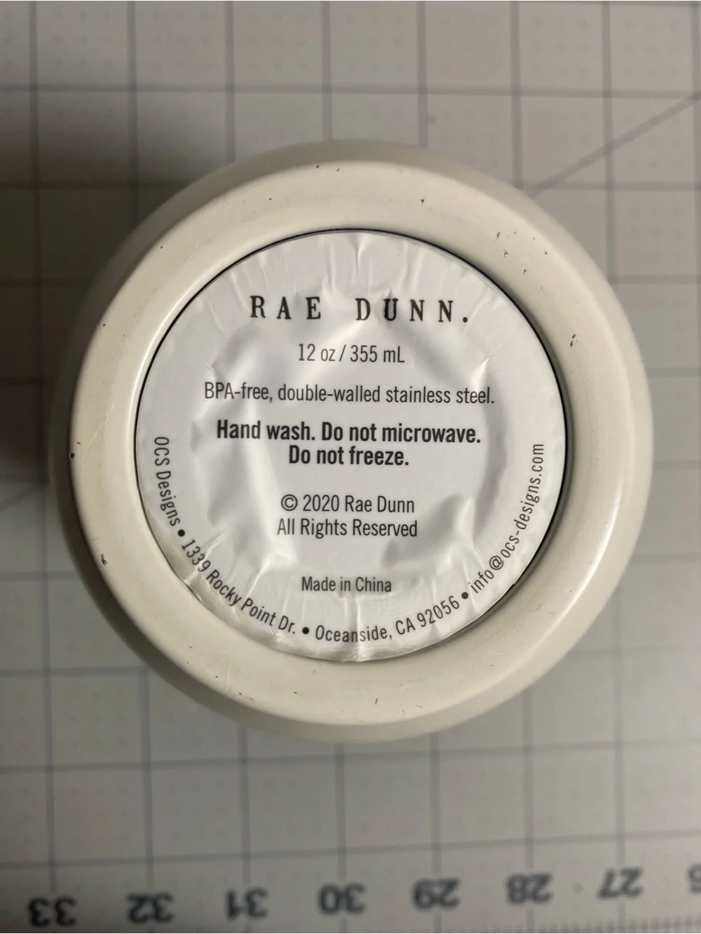 Rae Dunn Cream 